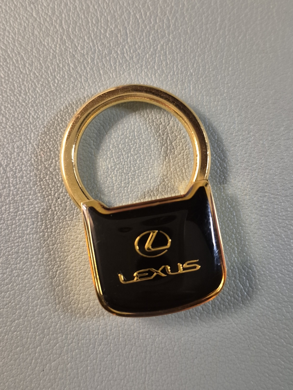 Lexus Gold & Black Emblem Key Ring